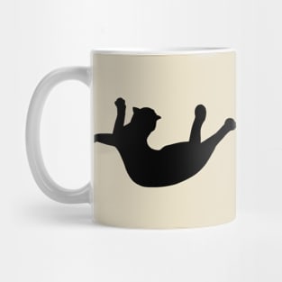 Cat - normal flight (dark & untexted) Mug